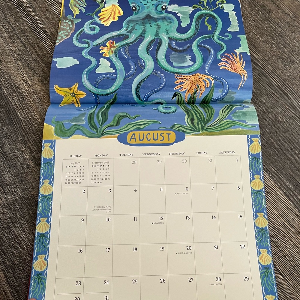 2026 World of Nathalie Lété Wall Calendar 2026! IN STOCK! Ready to ship! - Picture 10 of 16